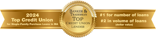 2024 Top Credit Union for Single Family Purchase Loans in MA - Banker and Tradesman Top Credit Union Lender