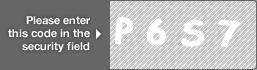 captcha code for visual authentication  letter P number 6 letter S number 7