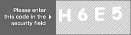 captcha code for visual authentication  letter H number 6 letter E number 5