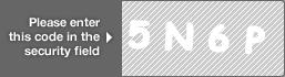 captcha code for visual authentication  number 5 letter N number 6 letter P