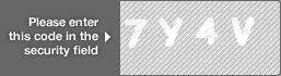 captcha code for visual authentication  number 7 letter Y number 4 letter V