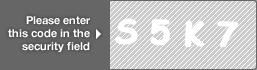 captcha code for visual authentication  letter S number 5 letter K number 7