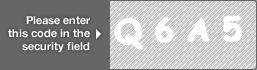 captcha code for visual authentication  letter Q number 6 letter A number 5