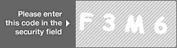 captcha code for visual authentication  letter F number 3 letter M number 6