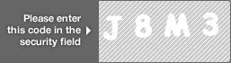 captcha code for visual authentication  letter J number 8 letter M number 3