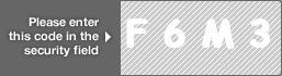 captcha code for visual authentication  letter F number 6 letter M number 3