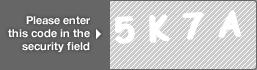 captcha code for visual authentication  number 5 letter K number 7 letter A