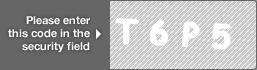 captcha code for visual authentication  letter T number 6 letter P number 5