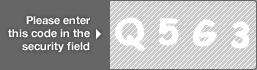 captcha code for visual authentication  letter Q number 5 letter G number 3