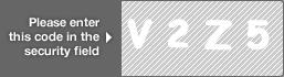 captcha code for visual authentication  letter V number 2 letter Z number 5