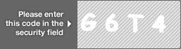 captcha code for visual authentication  letter G number 6 letter T number 4