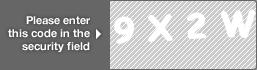 captcha code for visual authentication  number 9 letter X number 2 letter W
