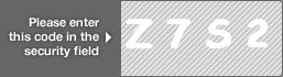 captcha code for visual authentication  letter Z number 7 letter S number 2