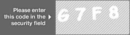 captcha code for visual authentication  letter G number 7 letter F number 8