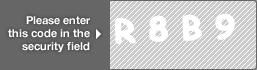 captcha code for visual authentication  letter R number 8 letter B number 9