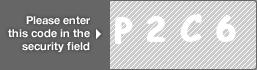 captcha code for visual authentication  letter P number 2 letter C number 6