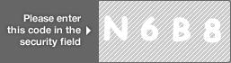 captcha code for visual authentication  letter N number 6 letter B number 8