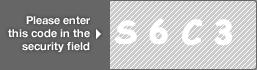 captcha code for visual authentication  letter S number 6 letter C number 3