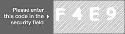 captcha code for visual authentication  letter F number 4 letter E number 9