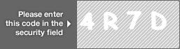 captcha code for visual authentication  number 4 letter R number 7 letter D