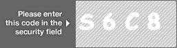 captcha code for visual authentication  letter S number 6 letter C number 8