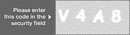 captcha code for visual authentication  letter V number 4 letter A number 8