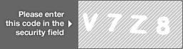 captcha code for visual authentication  letter V number 7 letter Z number 8