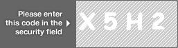 captcha code for visual authentication  letter X number 5 letter H number 2