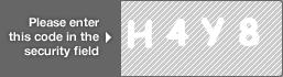 captcha code for visual authentication  letter H number 4 letter Y number 8