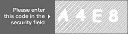 captcha code for visual authentication  letter A number 4 letter E number 8