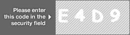 captcha code for visual authentication  letter E number 4 letter D number 9