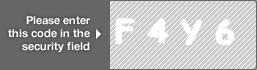 captcha code for visual authentication  letter F number 4 letter Y number 6