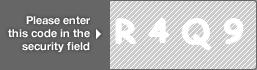 captcha code for visual authentication  letter R number 4 letter Q number 9