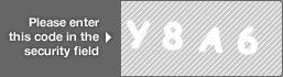 captcha code for visual authentication  letter Y number 8 letter A number 6