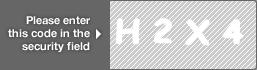 captcha code for visual authentication  letter H number 2 letter X number 4