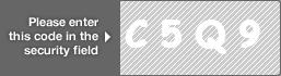captcha code for visual authentication  letter C number 5 letter Q number 9