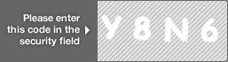 captcha code for visual authentication  letter Y number 8 letter N number 6