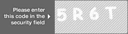 captcha code for visual authentication  number 5 letter R number 6 letter T