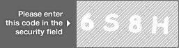 captcha code for visual authentication  number 6 letter S number 8 letter H