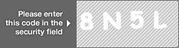 captcha code for visual authentication  number 8 letter N number 5 letter L