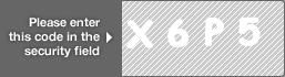 captcha code for visual authentication  letter X number 6 letter P number 5
