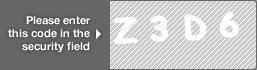 captcha code for visual authentication  letter Z number 3 letter D number 6