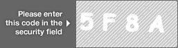 captcha code for visual authentication  number 5 letter F number 8 letter A