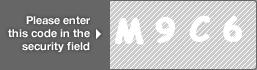 captcha code for visual authentication  letter M number 9 letter C number 6