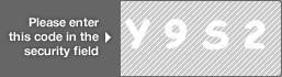 captcha code for visual authentication  letter Y number 9 letter S number 2