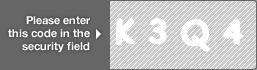 captcha code for visual authentication  letter K number 3 letter Q number 4
