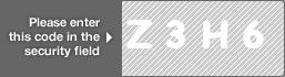 captcha code for visual authentication  letter Z number 3 letter H number 6