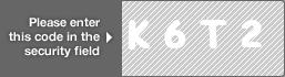 captcha code for visual authentication  letter K number 6 letter T number 2