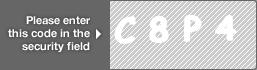 captcha code for visual authentication  letter C number 8 letter P number 4