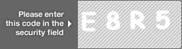 captcha code for visual authentication  letter E number 8 letter R number 5